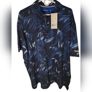 Walter Hagen Mens 2X Clubhouse Airbrush Print Golf Polo